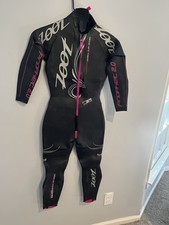 Women  s Zoot Wetsuit Large prophet 2.0 Pink/black long sleeve