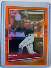 2020 Donruss #77 Mookie Betts Holo Orange