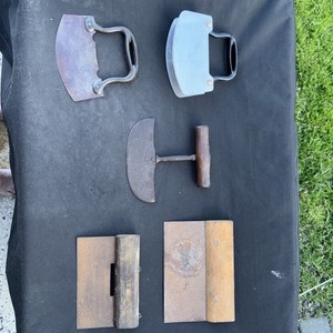 Lot of 5 Antique Vintage Primitive Food Choppers