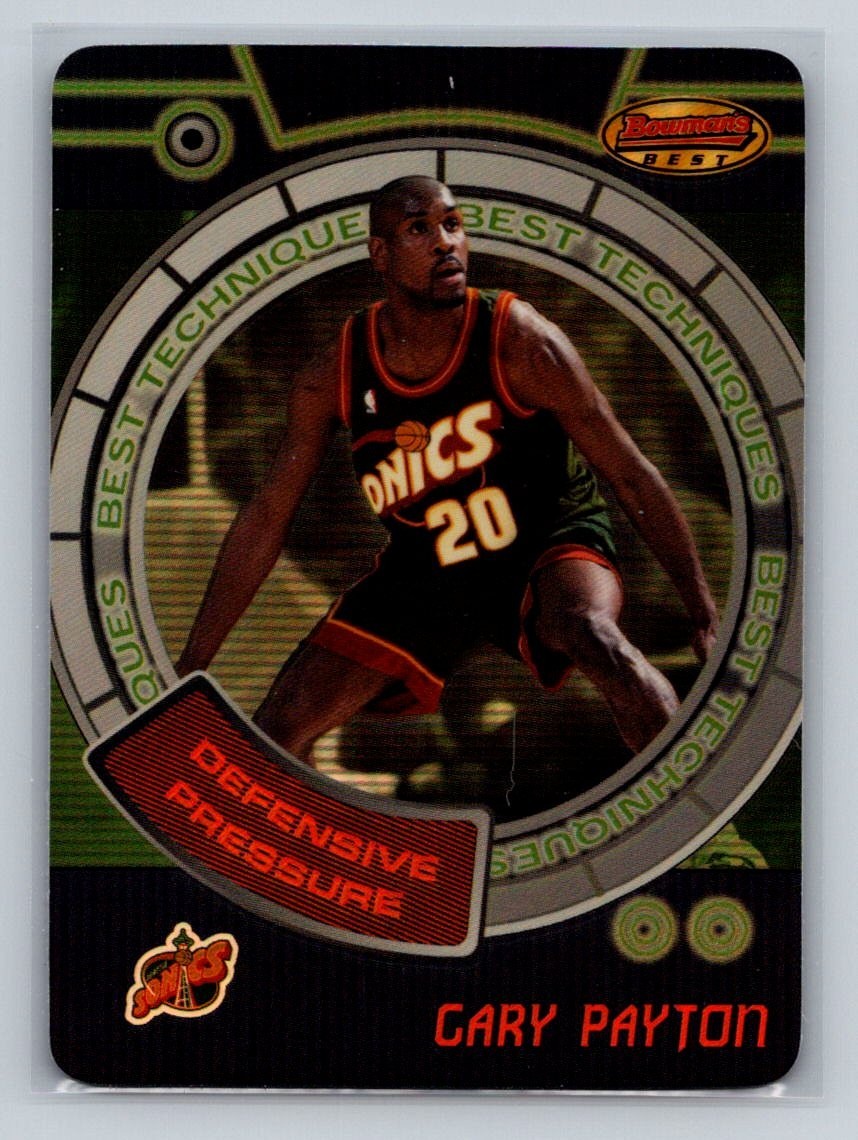 1999-00 Bowman's Best Best Techniques Gary Payton #BT7