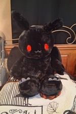 Build-A-Bear GIANT Black Mothman Stuffed Animal Halloween Plushy Free Shipping