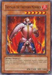 Thestalos the Firestorm Monarch GLD2-EN008 Gold Series 2009 Common