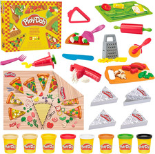 Pizza Slice Playset, Play Food Kitchen Toys for Kids, Arts Crafts for Boys G
