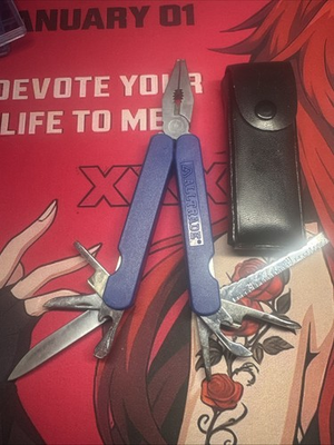 #ad #ad ALLTRADE 10 1 MULTI TOOL STAINLESS STEEL WITH LEATHER BELT CARRYING CASE $18.99