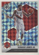 2020-21 Panini Mosaic Reactive Blue Prizm Derrick Jones Jr #31 0c3e