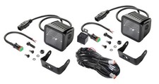 Hella Black Magic 3.2 Cube Flood Light Kit 4800lm Stealth Look Off Road 12-24v Hella Black Magic 3.2 Cube Flood Light Kit 4800lm Stealth Look Off Road 12-24v