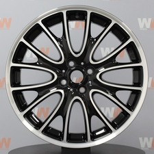 18" Mini R113 Cross Spoke Black Diamond Cut wheel REFURBISHED 7J ET52 6784136