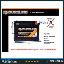 Car Battery 027 Enduroline 027