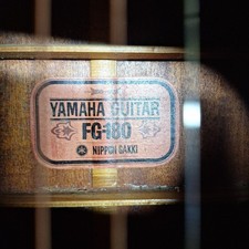 Yamaha FG-180 Red Label Acoustic Electric Guitar, Low Action