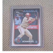 Topps 2024 Series 1 #53 Nolan Schanuel Rookie Los Angeles Angels MLB
