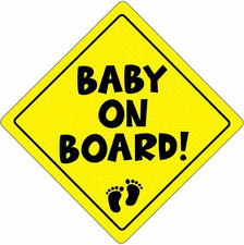 Baby on Board Sign for Car | Micro-Perforated Vinyl Car Stickers | Better Then S