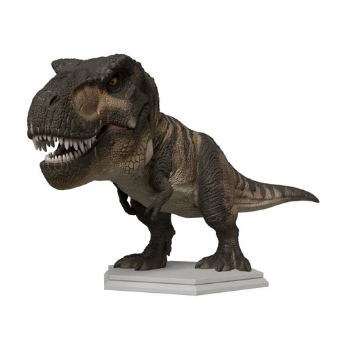 DefoReal Trex Ember, 3d printed figure painted, Jurassic world rebirth  - product listing photo