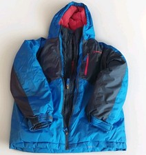 KIDS FREE COUNTRY WINTER SKI VESTEE COAT Size M 10/12 Water/Wind Resistant Blue