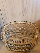 Korbsofa Puppen geflochten 25 x 31 cm