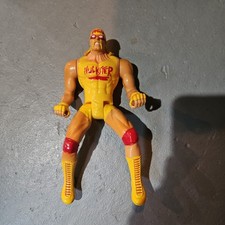 Product Image: Marvel WCW Power Slam HULK HOGAN Hulkster WWE Wrestling 7" Figure Red Yellow