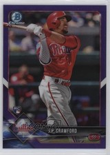 2018 Bowman Chrome Purple Refractor 71/250 JP Crawford #65 0t2