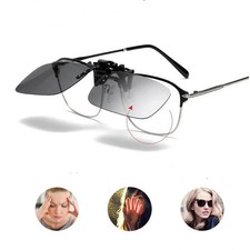Polarized Clip-On Flip Up Sunglasses UV380 4 Colors Driving Fishing Night