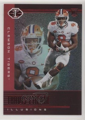 2021 Chronicles Draft Picks Illusions Red /149 Travis Etienne Jr Rookie RC 0q3