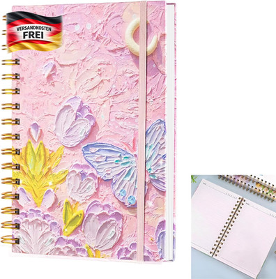 Spiral Notebook A5 Mit Band   Spiral Notizbuch, Dickes Papier, Personalisiert, Ö
