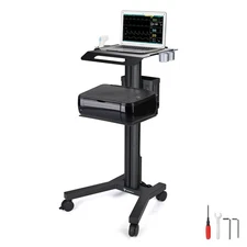 YesSources 2 Tiers Mobile Medical Cart Trolley Lab Dental Spa Salon Equipment