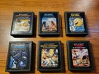 Atari 2600 6 Game Lot- Defender, Asteroids, Missile Command & 3 others, Tested