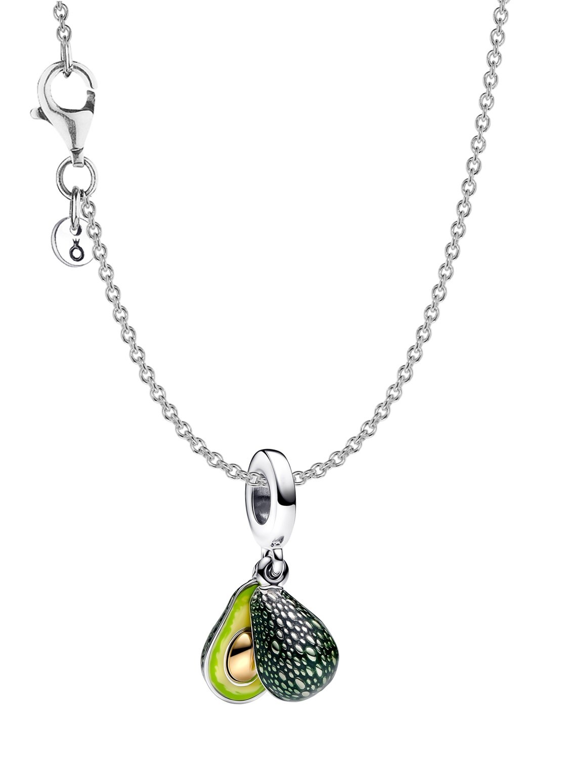 PANDORA Schmuck Damen-Kette mit Avocado-Anhnger Geschenk-Set 925 Silber 68569 22090₽