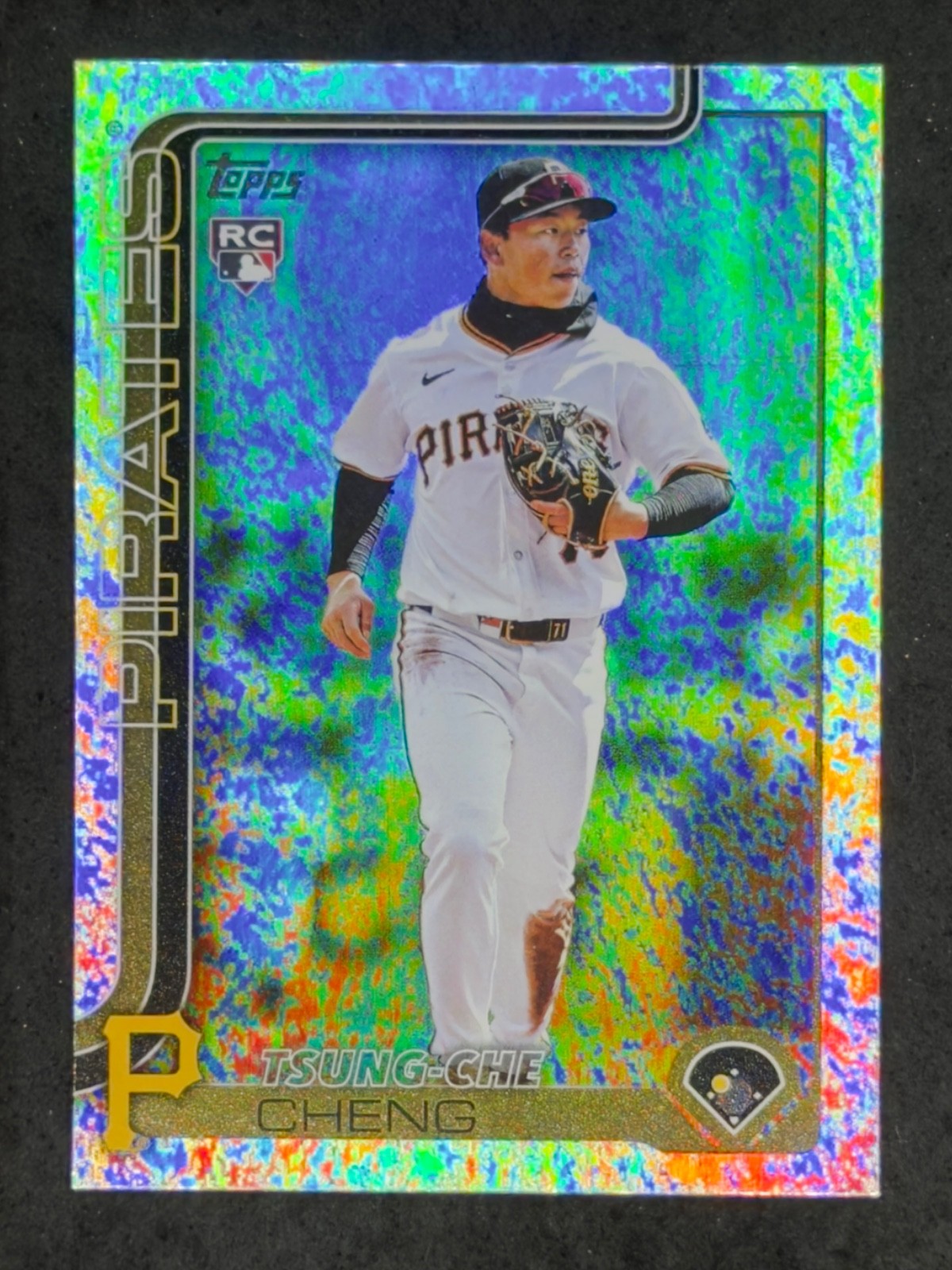 2025 Topps Update Sandglitter US72 Tsung-Che Cheng	Pittsburgh Pirates RC
