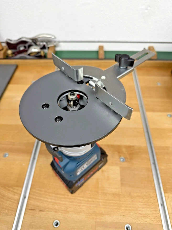 Bosch GKF 18V-8 Floor Plate Skid Plate Outsole Milling Plate from HPL, Round!!! - Image 3 of 4