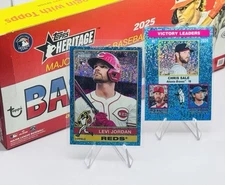 2025 Topps Heritage Baseball LIGHT BLUE SPARKLE #1-200 - YOU PICK! 🔥