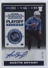 2019 Panini Contenders Rookie Playoff Ticket /99 Austin Bryant #194 Auto 1u6