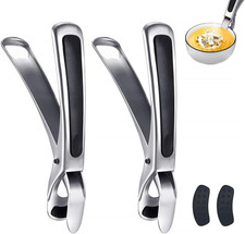 2 PCS Hot Plate Gripper Anti-Scald Bowl Clip Air Fryer Pans Gripper Hot Plate Bo