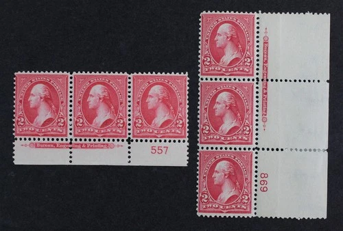 CKStamps: US Stamps Collection Scott#279B Strip Mint H OG