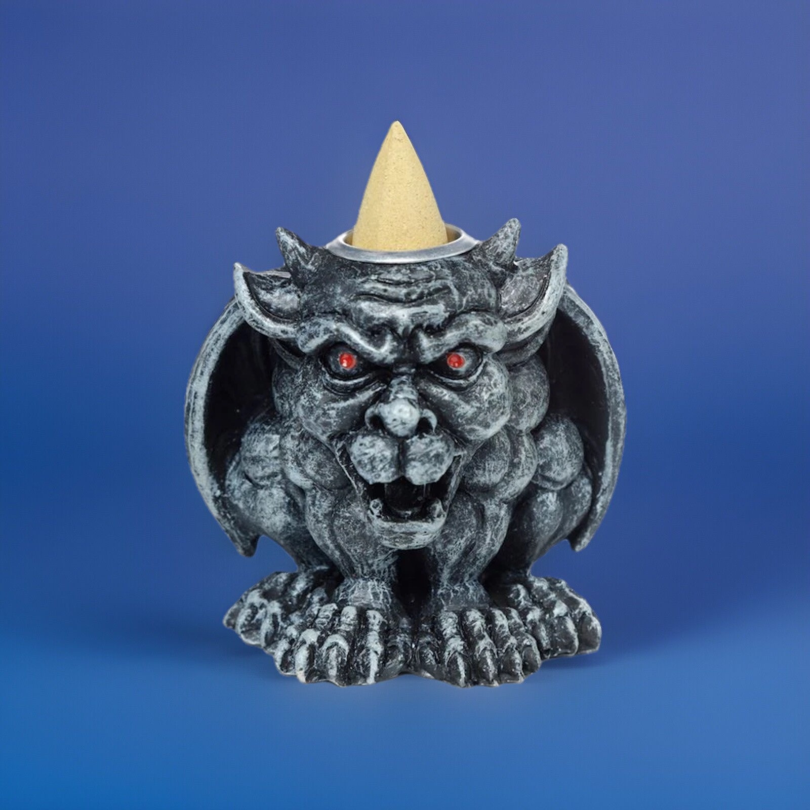 Gothic Gargoyle Backflow Incense Burner Fantasy Art Figurine Medieval Ornament