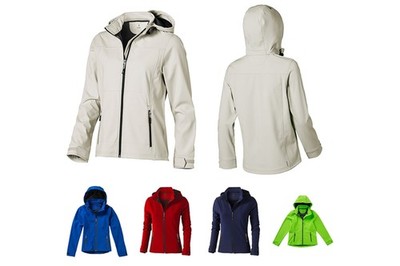 Damen Softshelljacke Kapuze Soft Shell Funktions Jacke ELEVATE 312 NEU