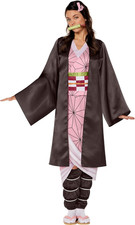 Nezuko Demon Slayer Adult Anime Costume Size XL Pink