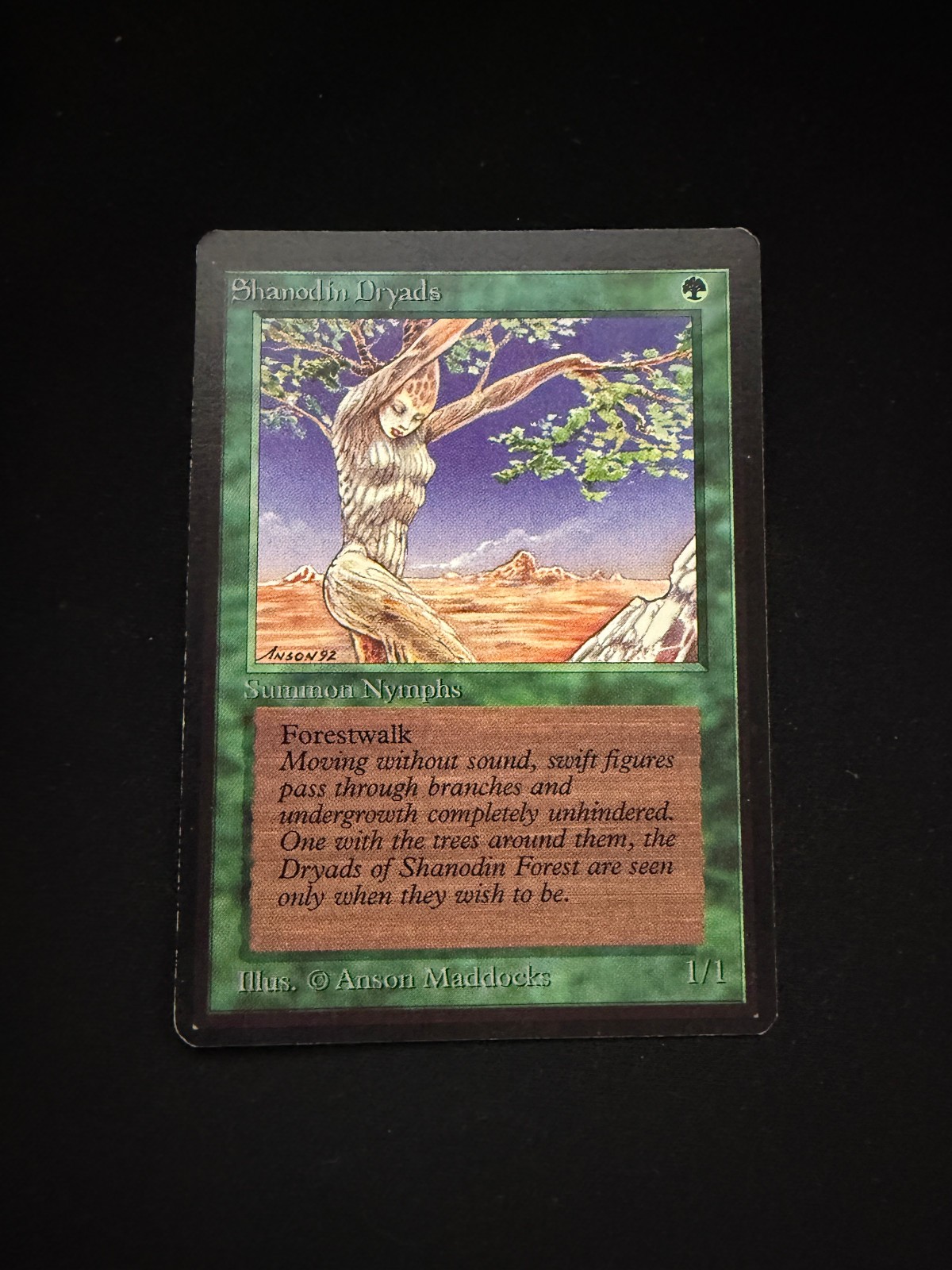 Magic the Gathering: Beta Shanodin Dryads MTG Beta