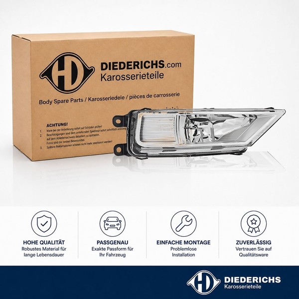 Nebelscheinwerfer Rechts Diederichs 2256088 FÜR VW Nebelleuchte Nebellicht-image