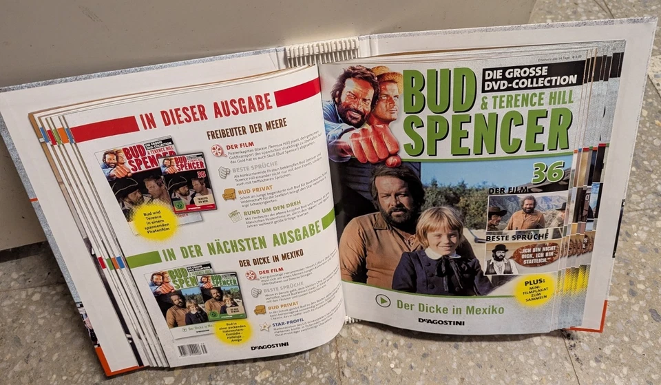 Bud Spencer und Terence Hill dvd Collection 104 DVD und 89 Hefte im Ordner - Bild 4 von 4