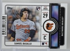 Samuel Basallo 2026 Topps S1 #BTP-25 Rookie Card (RC) Big Ticket Player Orioles