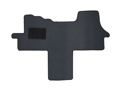 Fußmatte passend für Fiat Ducato Typ 250, Panther graphit, schwarze Umrandung