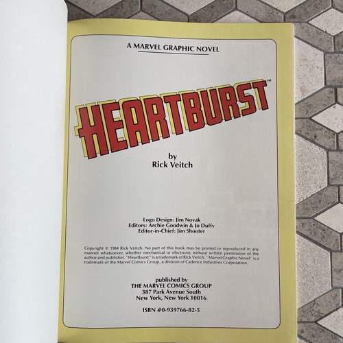 Heartburst by Rick Veitch Marvel Graphic Novel 1984 - Picture 2 of 7