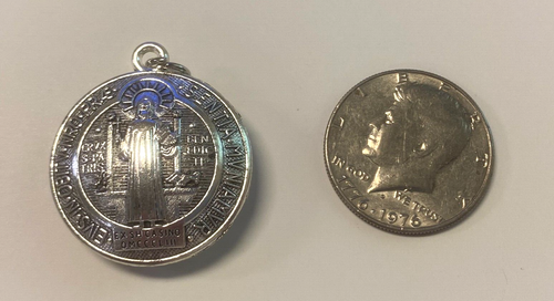 Medaglia San Benedetto tono argento, nuova #MD-006 - Foto 2 di 4