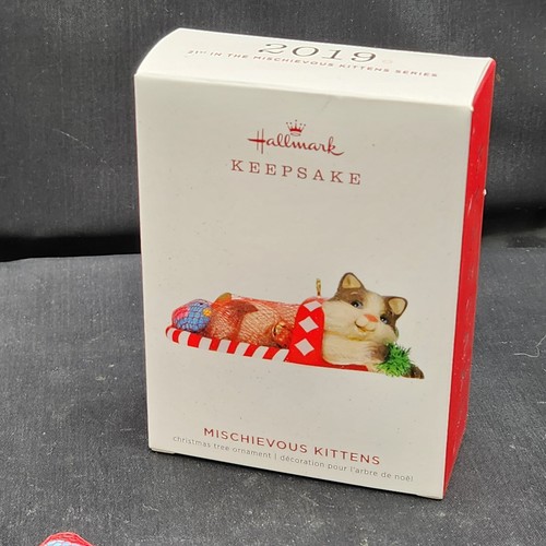 2019 Hallmark Mischievous Kittens Ornament Christmas Ornament Holiday Cat 21st - Picture 4 of 13