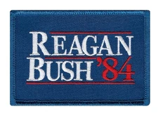 REAGAN BUSH 84 iron-on embroidered PATCH VOTE REPUBLICAN ELECTION RONALD GEORGE