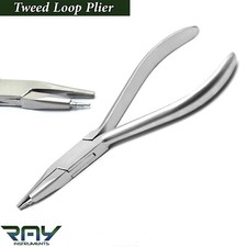 Orthodontic Tweed Loop Forming Plier Serrated Dental Omega Loop Bending Pliers
