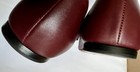 100% Auth. Celine Loager Pointed Toe Leather EUR40 27BN Burgundy/Natural — photo 7