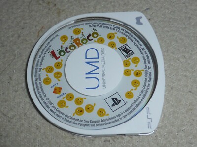 SONY PLAYSTATION PSP GAME PORTABLE LOCO ROCO 2006 DISC ONLY LOCOROCO