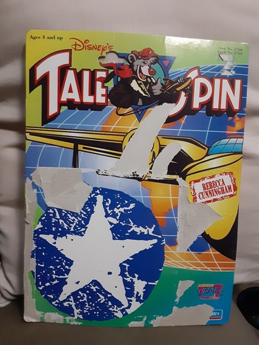 1991 Disney's Tail Spin Rebecca Cunningham Action Figure Playmates Cardback - Picture 2 of 2