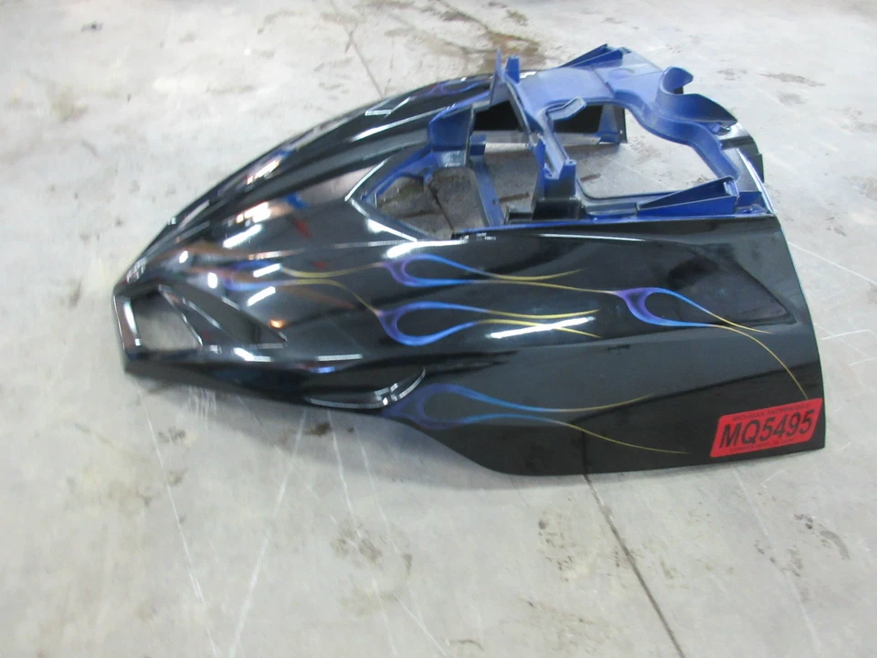 YAMAHA 02 2002 SX VIPER SXV 700 CAPÔ FABRICANTE DE EQUIPAMENTO ORIGINAL COM PINTURA PERSONALIZADA VENOM 04 VENTURE - Imagem 2 de 4