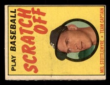 1970 Topps Scratch-Offs Baseball #22 Mel Stottlemyre PR